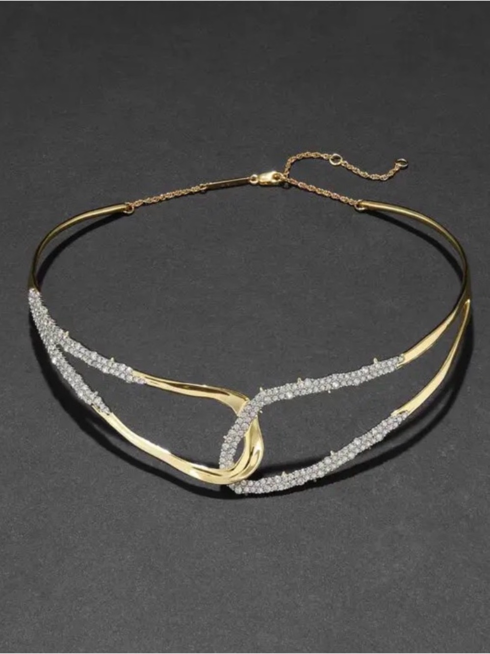 ALEXIS BITTAR
Freeform Pavé Intertwined Collar Necklace - Picture 6 of 7